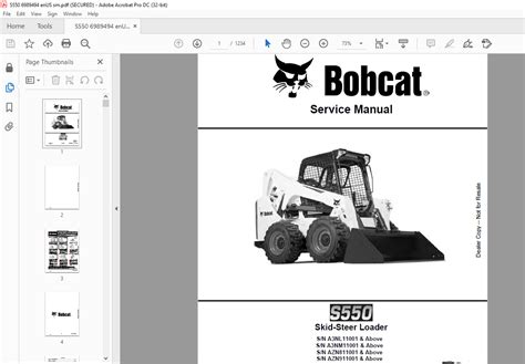 bobcat s550 skid steer loader|bobcat s550 manual pdf.